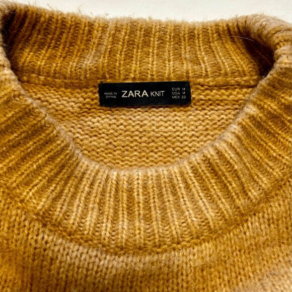 SHAGGY OVERSIZED BOYFRIEND SWEATER ZARA - Picture 5 of 5